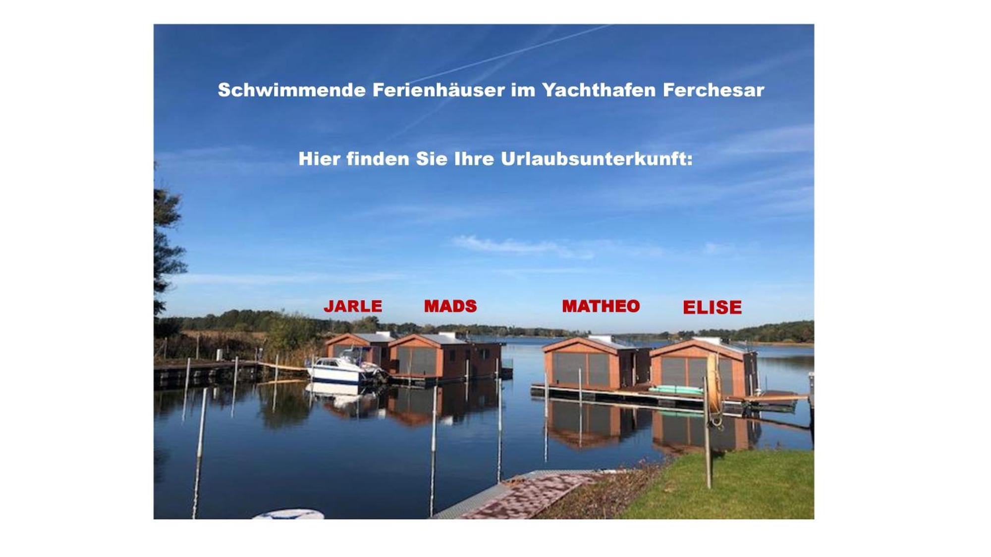 Haus Auf Dem See Elise, Matheo, Mads, Und Jarle Ferchesar Dış mekan fotoğraf